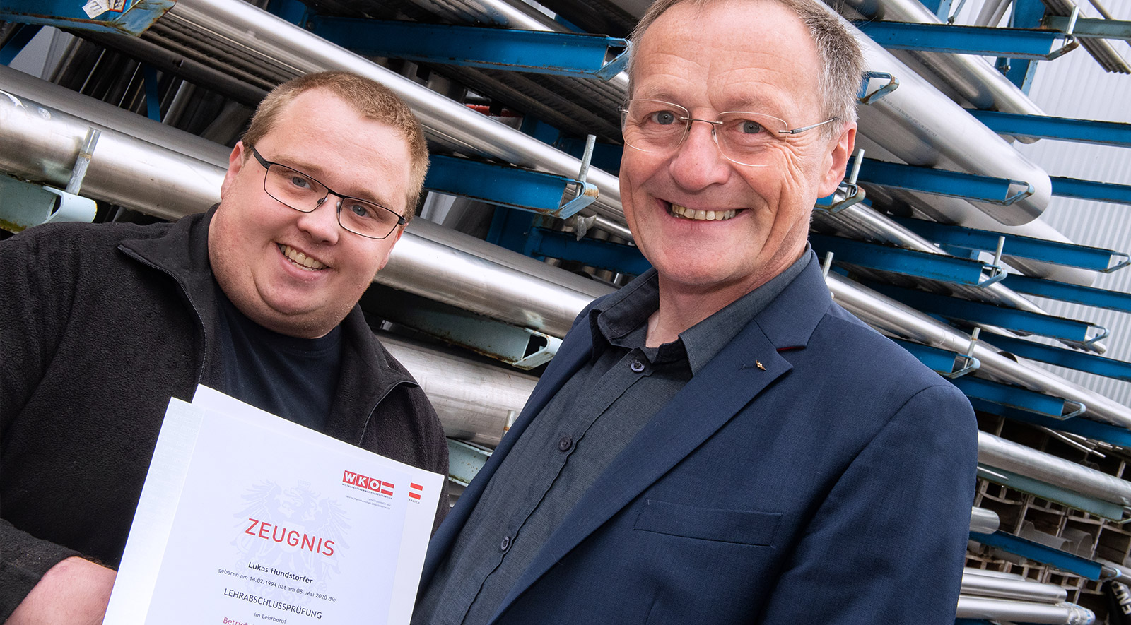 Betriebslogistikkaufmann Lukas Hundstorfer