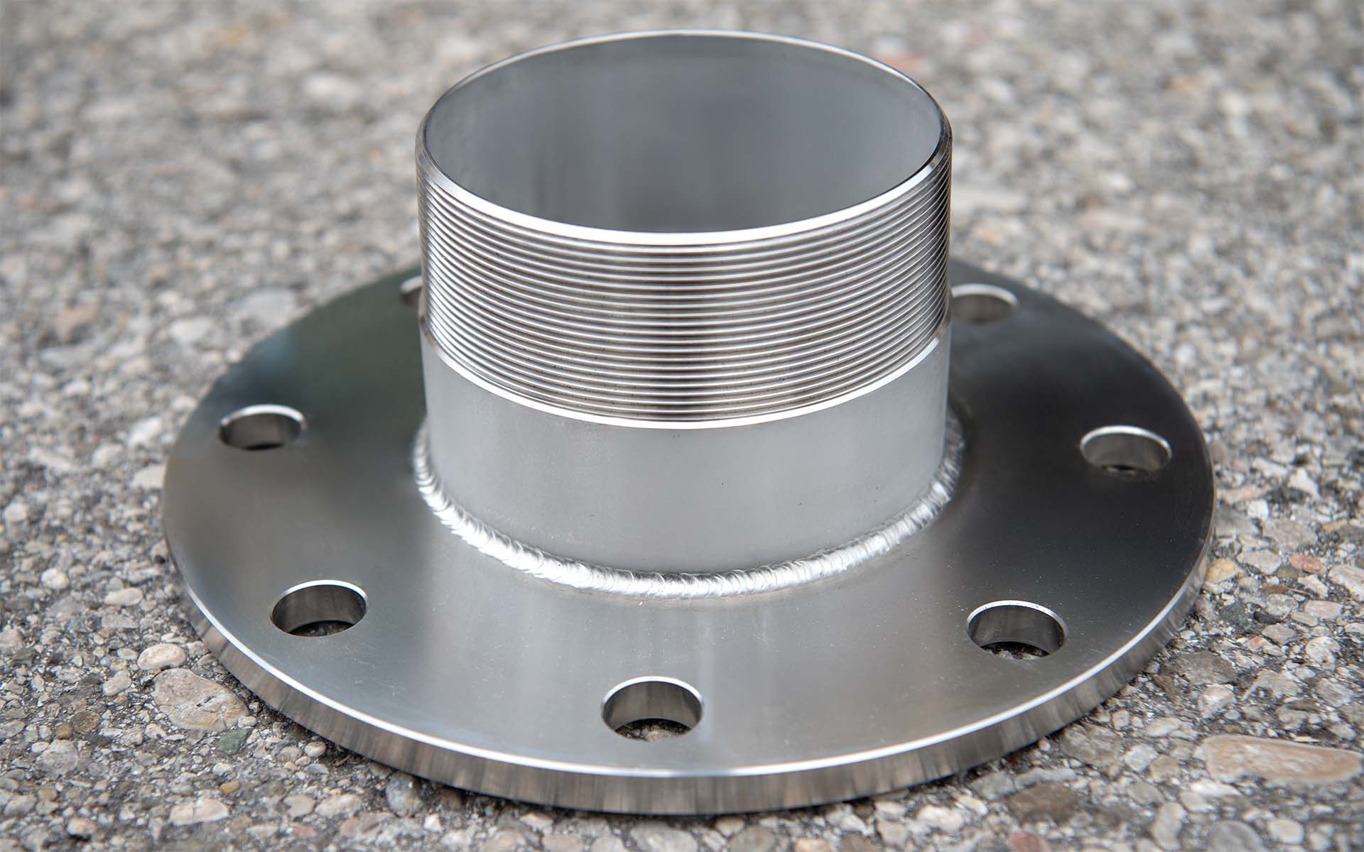 F-Stück DN150 mit AG-Nippel R5"